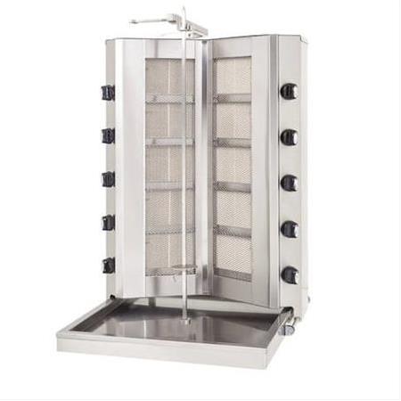 DRN Sabit Döner Ocağı 12 Radyanlı V Tip Gazlı ve Lpg Li 70x80x115 Cm DRNDVSG-12-DRNDVSG-12