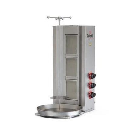 Ersöz Royal 3 Lü Döner Ocağı Gazlı Ve Lpg Li 45x60x93 Cm RS033-RS033