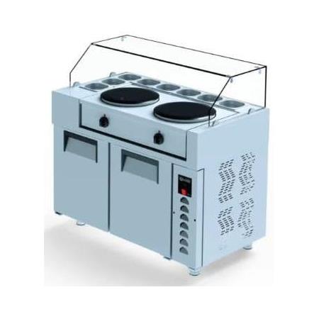 Iceinox 2 Kapılı Krep Buzdolabı 125x70x133 cm KRN 330 CR